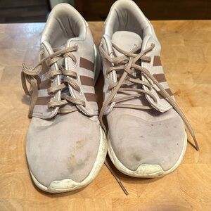 Adidas Men's Taupe and Brown Sneakers